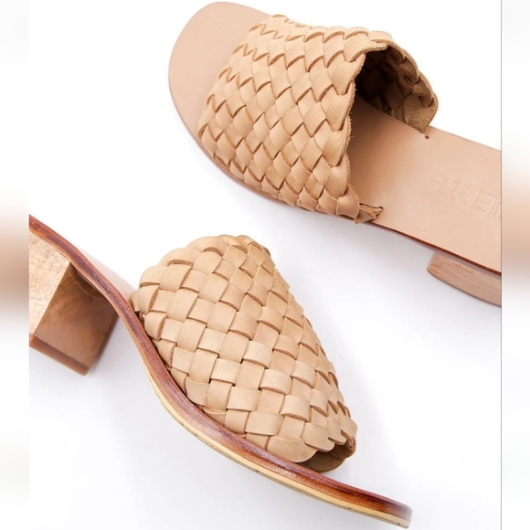 Liberté Shoes - Liberté Santorini Woven Leather Slides Sandals EUC!